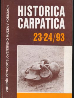HISTORICA CARPATICA 23-24/1993