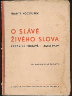 O SLÁVĚ ŽIVÉHO SLOVA