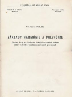 ZÁKLADY HARMÓNIE A POLYFÓNIE