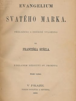EVANGELIUM SVATÉHO MARKA - EVANGELIUM SVATÉHO LUKÁŠE - EVANGELIUM SVATÉHO JANA