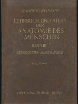 LEHRBUCH UND ATLAS DER ANATOMIE DES MENSCHEN III.