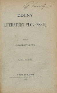 DEJINY LITERATÚRY SLOVENSKEJ