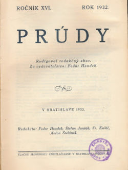 PRÚDY 1932