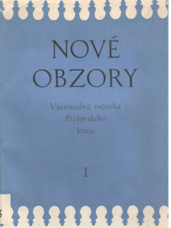 NOVÉ OBZORY 1