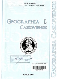 GEOGRAPHIA CASSOVIENSIS I.