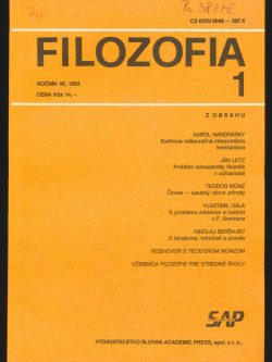 FILOZOFIA 1/1993