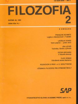 FILOZOFIA 2/1993