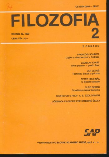FILOZOFIA 2/1993