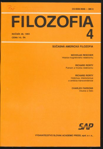 FILOZOFIA 4/1993