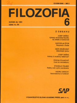 FILOZOFIA 6/1993