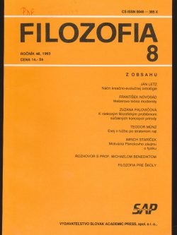 FILOZOFIA 8/1993
