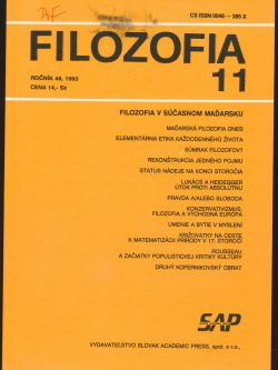 FILOZOFIA 11/1993