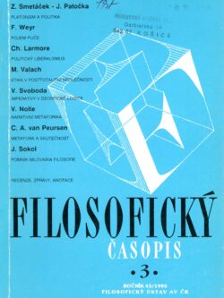 FILOSOFICKÝ ČASOPIS 3/1995