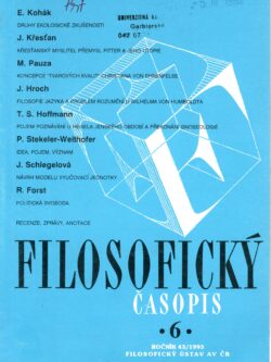 FILOSOFICKÝ ČASOPIS 6/1995