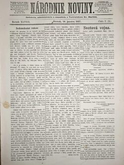 NÁRODNIE NOVINY 7/1917