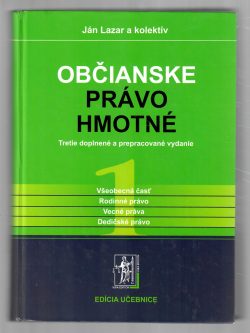 OBČIANSKE PRÁVO HMOTNÉ 1