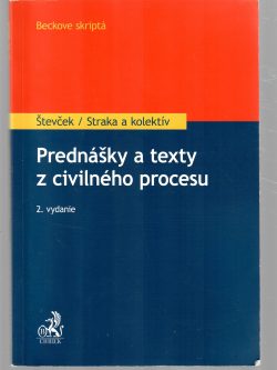 PREDNÁŠKY A TEXTY Z CIVILNÉHO PROCESU