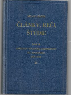 ČLÁNKY, REČI, ŠTÚDIE III.