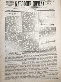 NÁRODNIE NOVINY 32/1917
